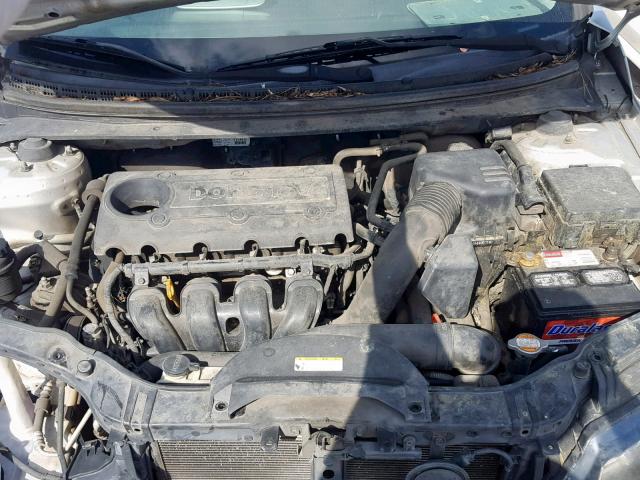 KNAFU4A28A5049292 - 2010 KIA FORTE EX SILVER photo 7