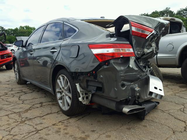 4T1BK1EB6EU084923 - 2014 TOYOTA AVALON BAS GRAY photo 3