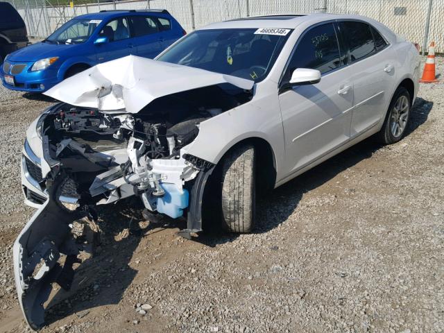 1G11C5SL7FF233727 - 2015 CHEVROLET MALIBU 1LT თეთრი ფოტო 2