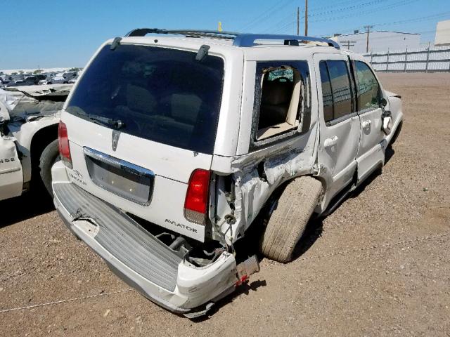 5LMEU68H33ZJ48272 - 2003 LINCOLN AVIATOR WHITE photo 4