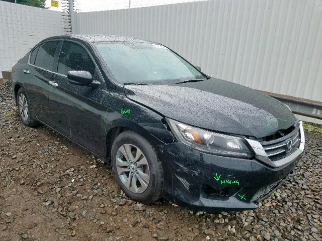 1HGCR2F3XEA142939 - 2014 HONDA ACCORD LX BLACK photo 1