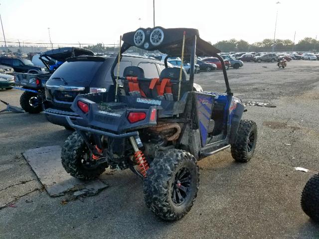 4XAVE76A8DF251309 - 2013 POLARIS RZR 800 S BLUE photo 4