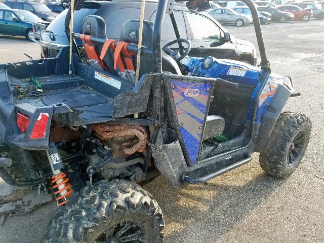 4XAVE76A8DF251309 - 2013 POLARIS RZR 800 S BLUE photo 9