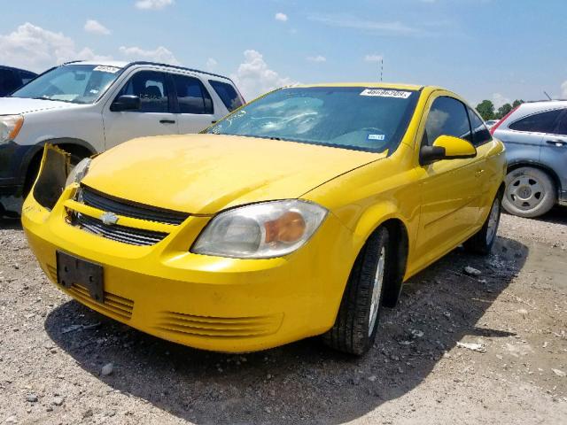 1G1AT18H797241269 - 2009 CHEVROLET COBALT LT YELLOW photo 2