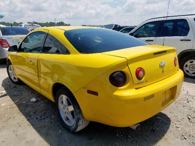 1G1AT18H797241269 - 2009 CHEVROLET COBALT LT YELLOW photo 3