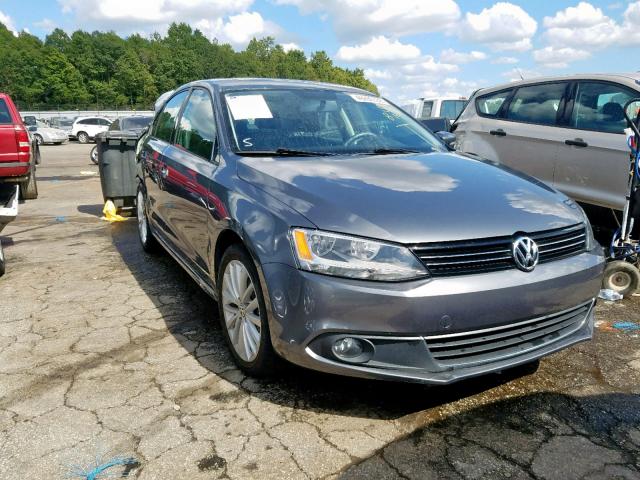 3VWLL7AJ7EM402457 - 2014 VOLKSWAGEN JETTA TDI GRAY photo 1