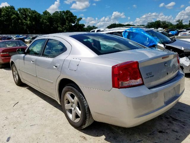 2B3CA3CV9AH290949 - 2010 DODGE CHARGER SX SILVER photo 3