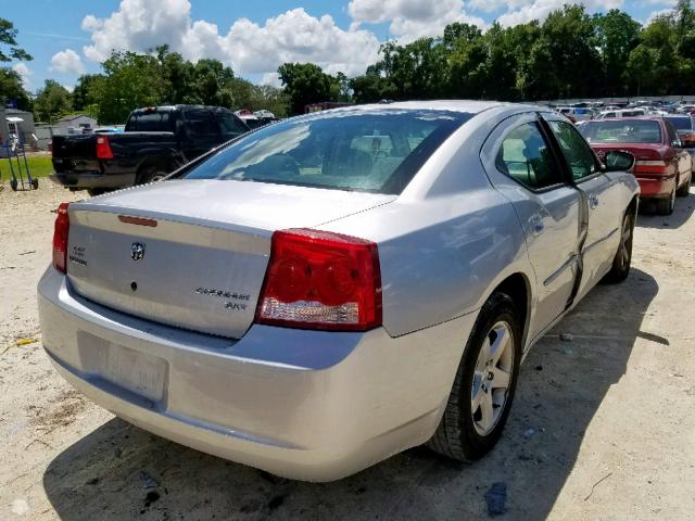 2B3CA3CV9AH290949 - 2010 DODGE CHARGER SX SILVER photo 4