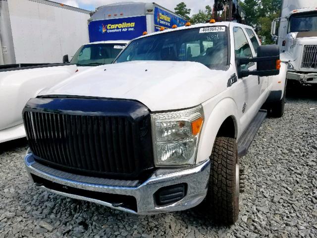 1FT8W3DT7FED48929 - 2015 FORD F350 SUPER WHITE photo 2