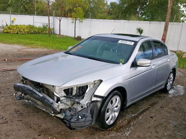 1HGCP26808A117103 - 2008 HONDA ACCORD EXL SILVER photo 2