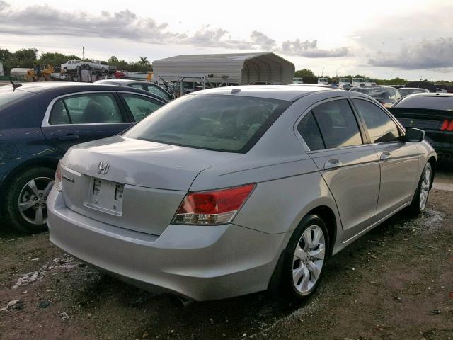 1HGCP26808A117103 - 2008 HONDA ACCORD EXL SILVER photo 4