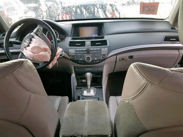 1HGCP26808A117103 - 2008 HONDA ACCORD EXL SILVER photo 9