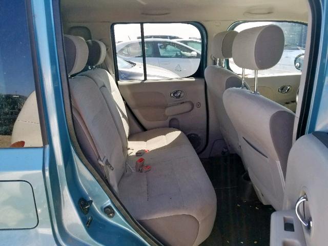 JN8AZ28R29T125123 - 2009 NISSAN CUBE BASE BLUE photo 6