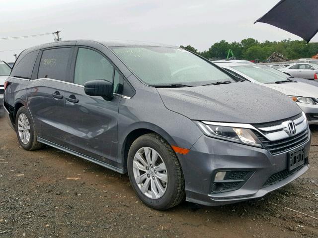 5FNRL6H29KB069636 - 2019 HONDA ODYSSEY LX GRAY photo 1