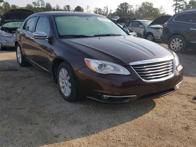 1C3CCBCG4DN579984 - 2013 CHRYSLER 200 LIMITE BROWN photo 1