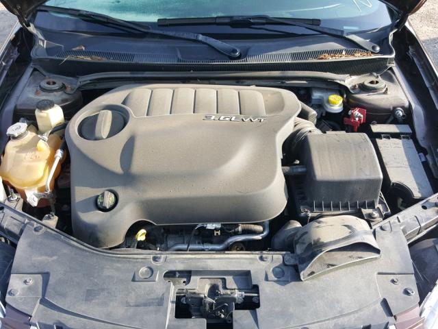 1C3CCBCG4DN579984 - 2013 CHRYSLER 200 LIMITE BROWN photo 7