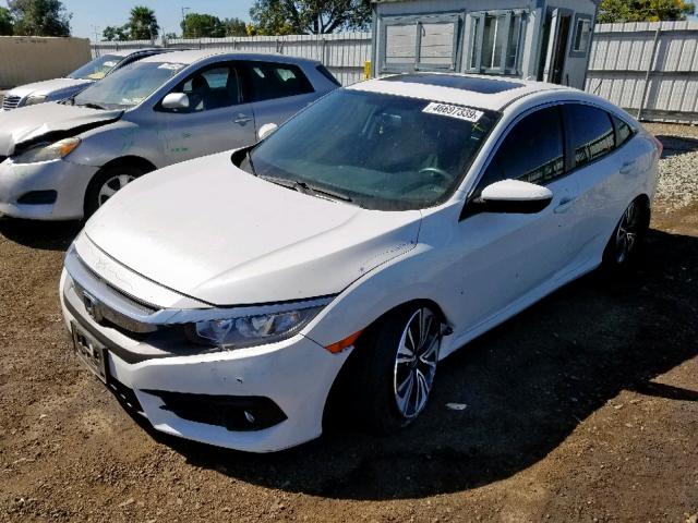 JHMFC1F70JX013219 - 2018 HONDA CIVIC EXL Ağ foto 2