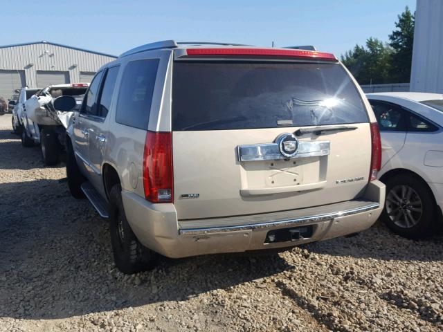 1GYFK13299R103086 - 2009 CADILLAC ESCALADE TAN photo 3