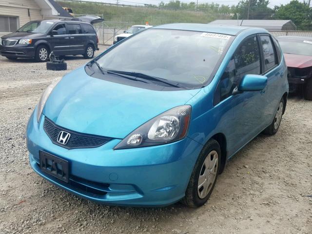 JHMGE8H36CC015200 - 2012 HONDA FIT TEAL photo 2