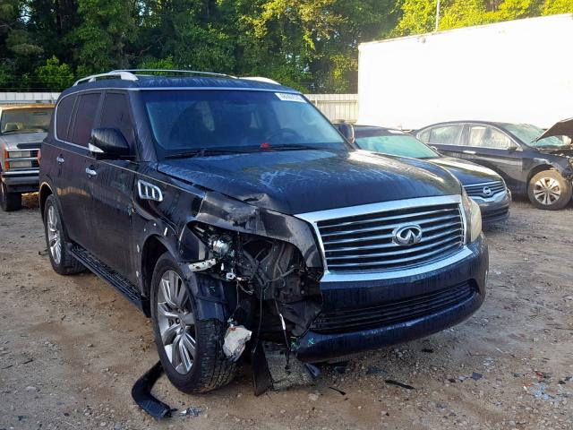 JN8AZ2ND4B9701323 - 2011 INFINITI QX56 BLACK photo 1