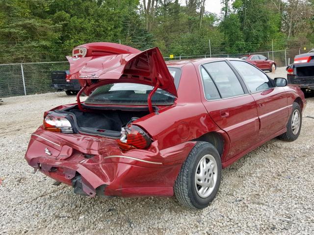 1G2NE52T5WM510491 - 1998 PONTIAC GRAND AM S RED photo 4