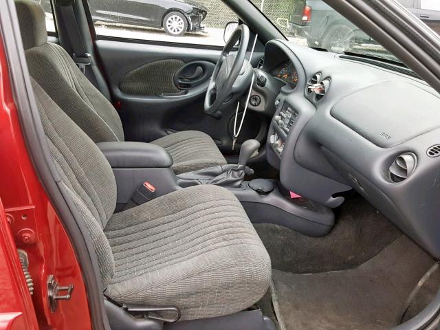 1G2NE52T5WM510491 - 1998 PONTIAC GRAND AM S RED photo 5