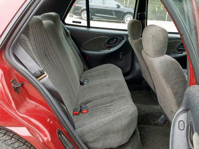 1G2NE52T5WM510491 - 1998 PONTIAC GRAND AM S RED photo 6