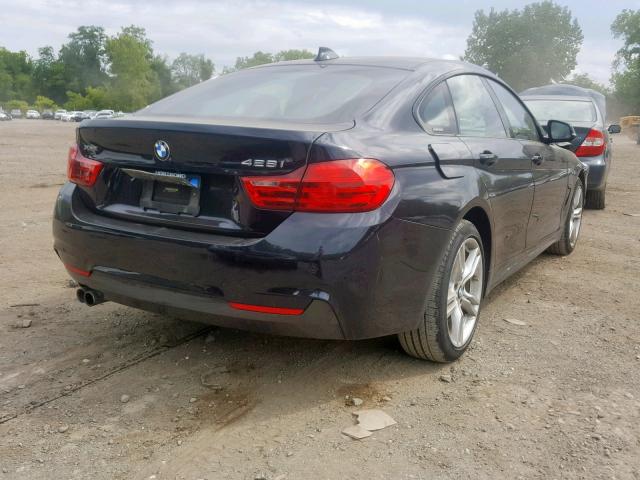 WBA4C9C52FD331956 - 2015 BMW 428 XI BLACK photo 4