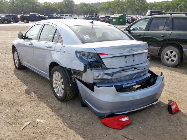 1C3CCBBB4DN542469 - 2013 CHRYSLER 200 BLUE photo 3