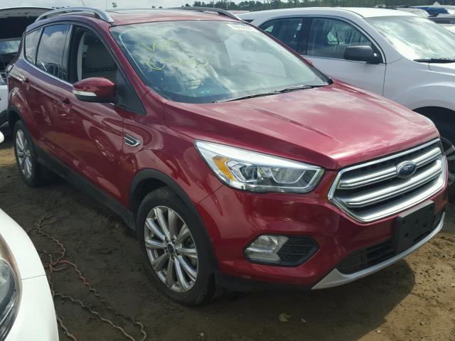 1FMCU0J91HUD03982 - 2017 FORD ESCAPE TIT RED photo 1