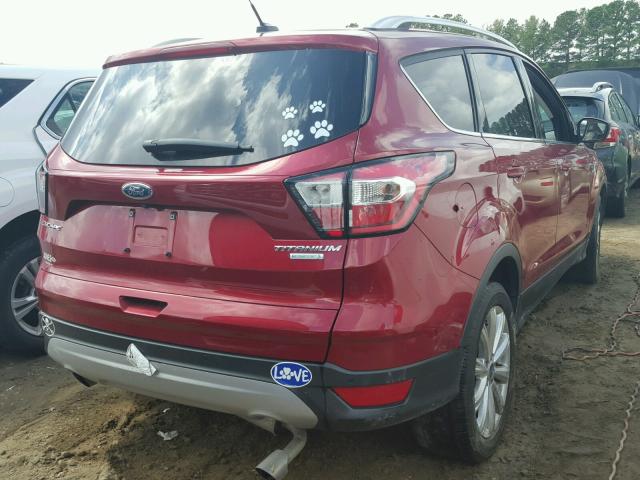 1FMCU0J91HUD03982 - 2017 FORD ESCAPE TIT RED photo 4