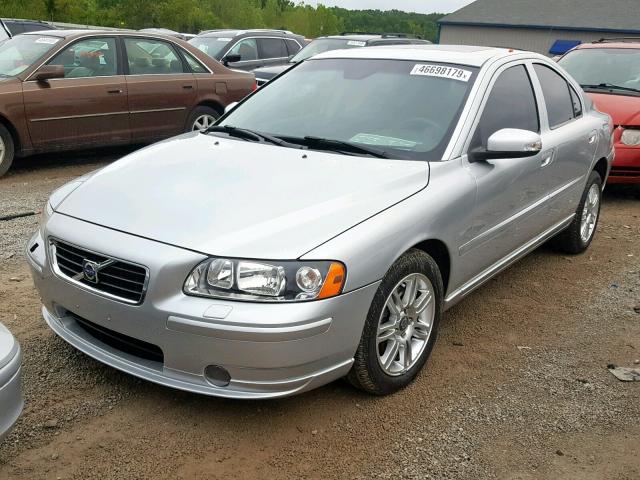 YV1RH592872633503 - 2007 VOLVO S60 2.5T SILVER photo 2