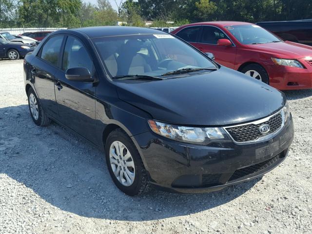 KNAFU4A2XD5717193 - 2013 KIA FORTE EX BLACK photo 1