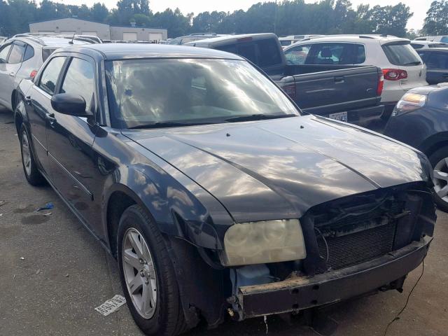 2C3KA43R76H489724 - 2006 CHRYSLER 300 BLACK photo 1