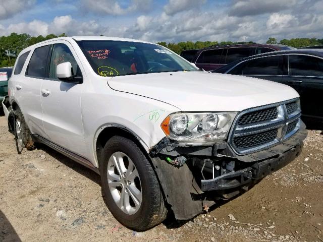 1C4RDHAG7DC694826 - 2013 DODGE DURANGO SX WHITE photo 1