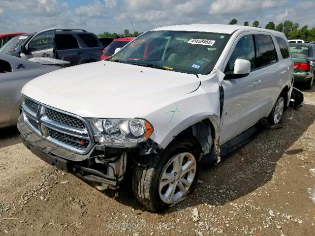 1C4RDHAG7DC694826 - 2013 DODGE DURANGO SX WHITE photo 2