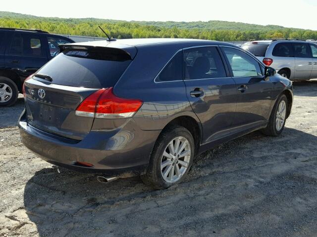 4T3ZA3BBXBU046681 - 2011 TOYOTA VENZA BASE GRAY photo 4