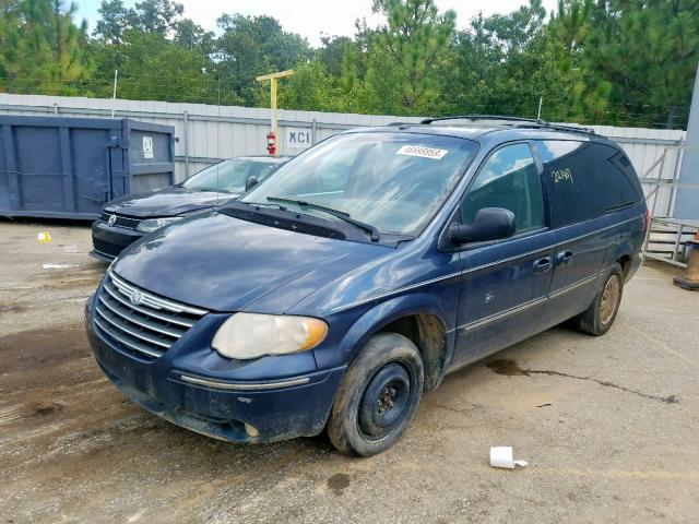 2A4GP64LX7R295295 - 2007 CHRYSLER TOWN & COU BLUE photo 2