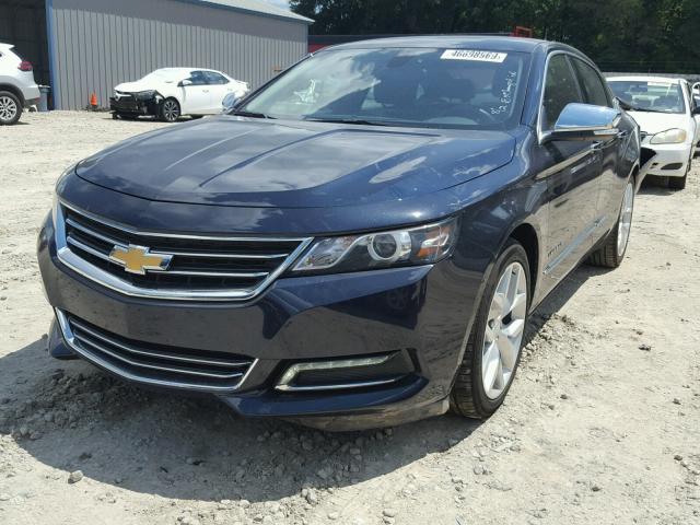 2G1105S30K9137255 - 2019 CHEVROLET IMPALA PRE BLUE photo 2