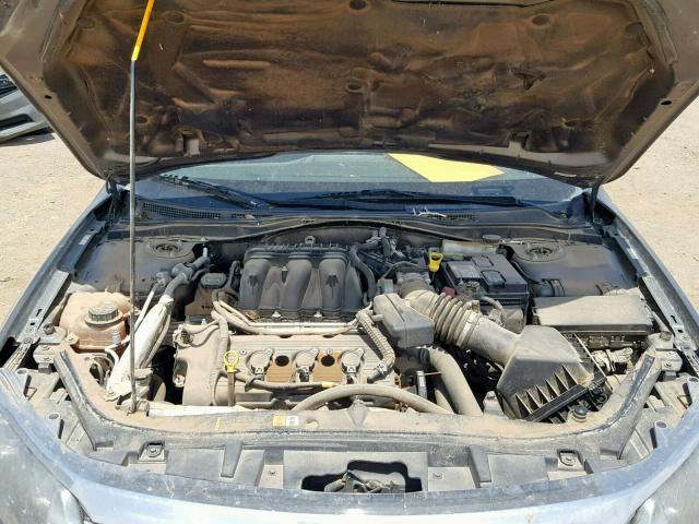 3FAHP0JG0CR398749 - 2012 FORD FUSION SEL GRAY photo 7