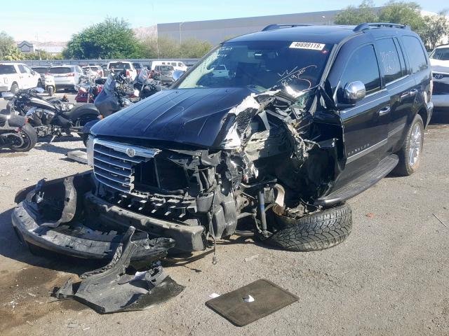 1A8HX58237F568678 - 2007 CHRYSLER ASPEN LIMI BLACK photo 2