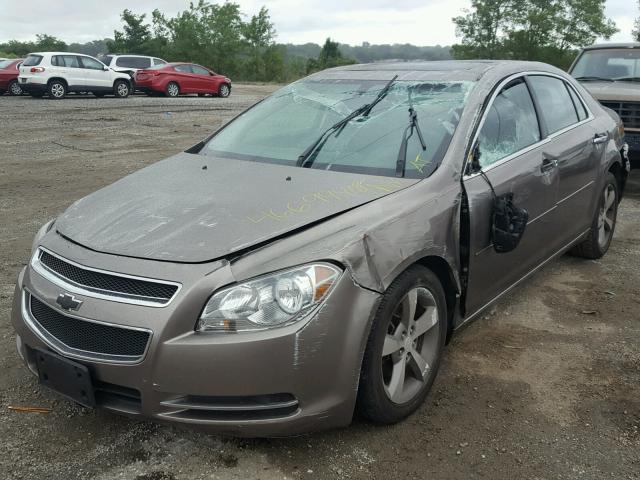 1G1ZD5E04CF358360 - 2012 CHEVROLET MALIBU 2LT BROWN photo 2