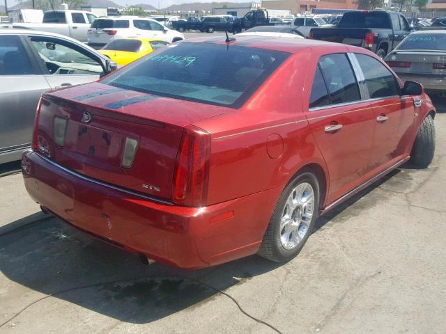 1G6DW67V980105428 - 2008 CADILLAC STS MAROON photo 4