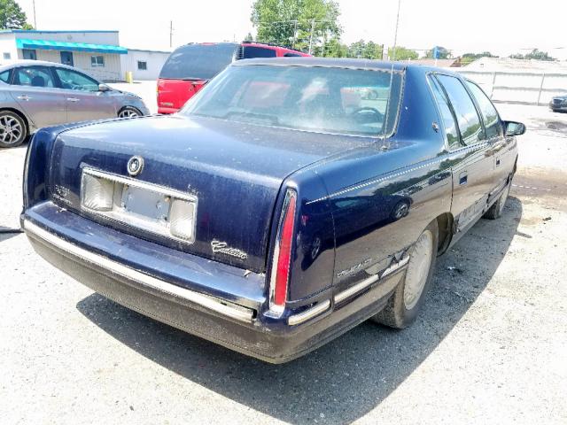 1G6KE54Y6VU254466 - 1997 CADILLAC DEVILLE DE BLUE photo 4