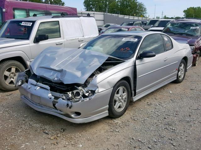 2G1WX15K329196510 - 2002 CHEVROLET MONTE CARL SILVER photo 2