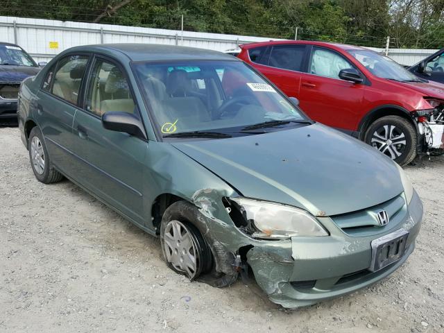 1HGES16384L003645 - 2004 HONDA CIVIC DX V GREEN photo 1