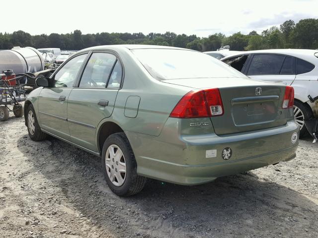 1HGES16384L003645 - 2004 HONDA CIVIC DX V GREEN photo 3