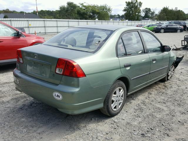 1HGES16384L003645 - 2004 HONDA CIVIC DX V GREEN photo 4