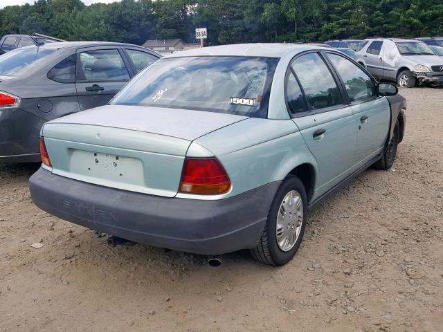 1G8ZH5289VZ227586 - 1997 SATURN SL1 GREEN photo 4