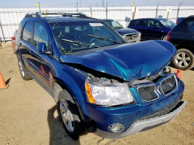 2CKDL73F276229453 - 2007 PONTIAC TORRENT BLUE photo 1